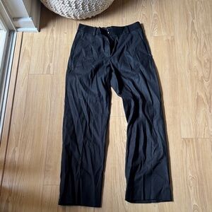 Massimo Dutti Classic Black Trousers